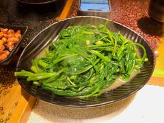 黄豆酱空心菜-潮十三潮汕砂锅粥(高新四路大都荟店)