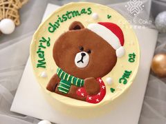 圣诞布朗熊-CarolCake卡萝家(锦华万达店)