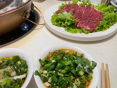 手工鲜切羊腿肉-阳坊胜利涮羊肉(禧乐汇店)