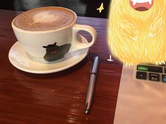 拿铁咖啡latte-BLAQ咖啡(骏豪店)