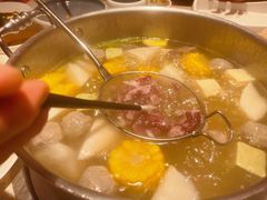 牛骨清汤锅-左庭右院鲜牛肉火锅(环球港店)