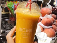 芒果雪梨汁-每日新鲜水果吧(南京东路店)