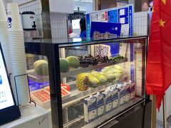 面包甜点陈列柜-茶百道(大卫城店)