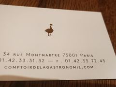 -Le Comptoir de la Gastronomie