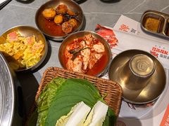 -草家酱蟹炭火烤肉店(珲春南路一店)