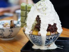 抹茶生乳かき氷-WONDER ICE 萬得冰田(建設路总店)