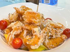 芒果芥末虾球-园里前·10年私厨·福建菜(台江万达鳌峰洲店)