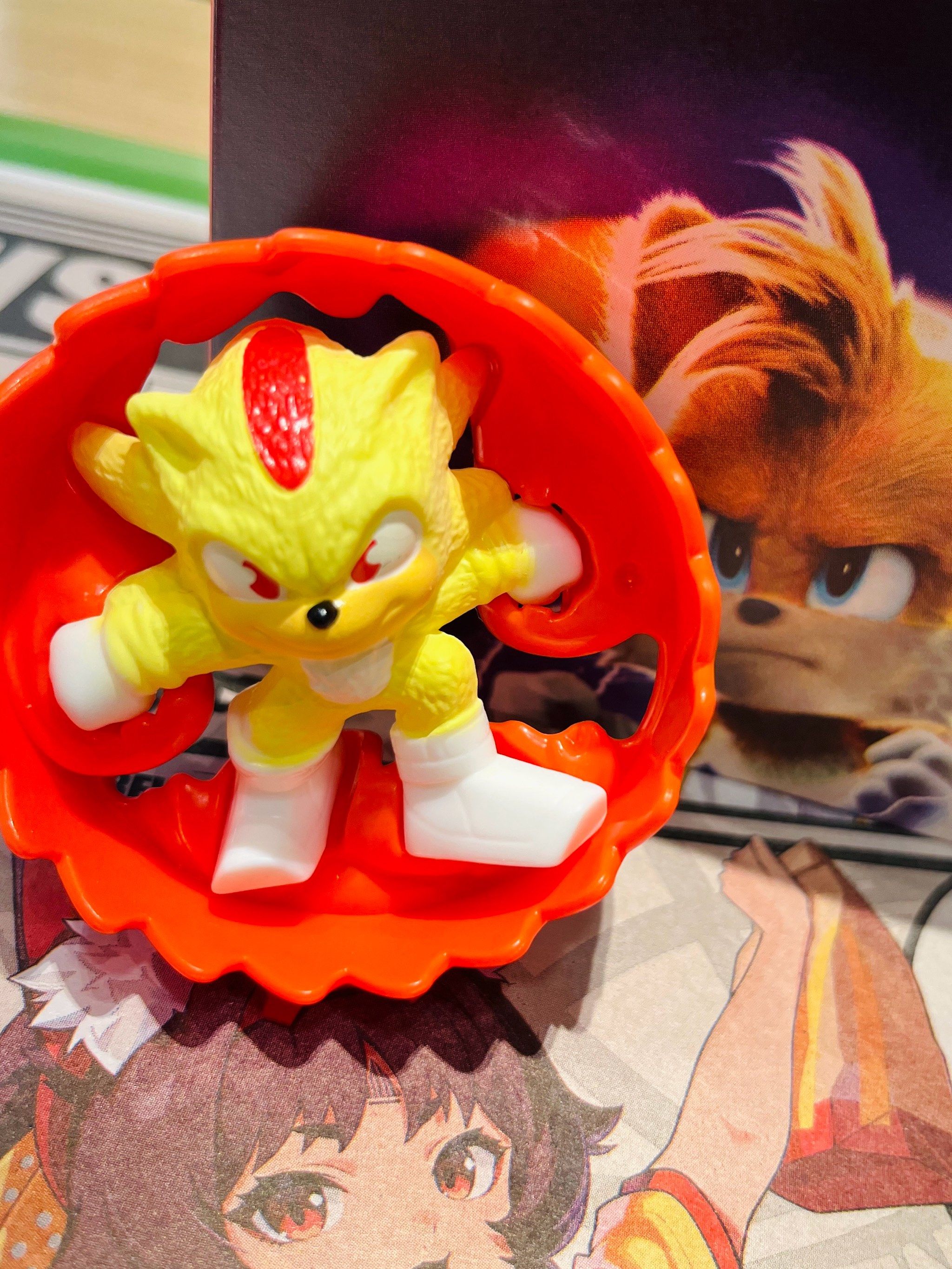 n又又又出新的玩具啦
它是超超超酷的索尼克⚡️⚡️
