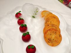 樱桃鹅肝配葱油饼-醉舍·新淮扬菜(长宁龙之梦店)