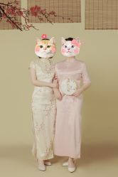 -时光纪亲子全家福照相馆(静安店母女写真父母纪念照)