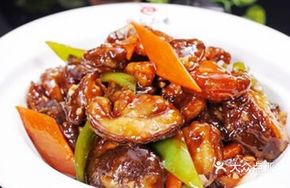 Crispy Fried Mushrooms in Sauce