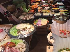 自助取餐区-炉小哥烤肉(朗悦公园茂店)