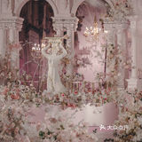 春季必选🌸樱花浪漫的欧式古堡，粉色纯洁梦幻婚礼