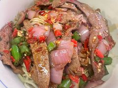 辣蓬蓬的猪肝拌面-毒蛇面馆(人民广场店)