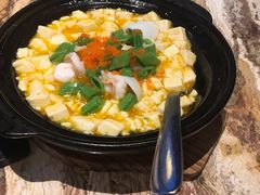石锅海鲜豆腐-澜亭中餐厅·一线江景·尊蓝豪华精选