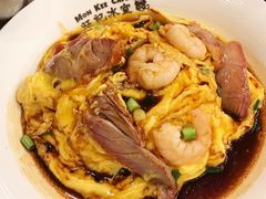 虾仁叉烧双拼滑蛋饭-旺记冰室(九龙中心大厦店)