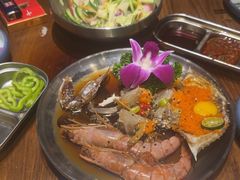 -明洞阿姨·韩式酱蟹烤肉·创意料理(三元桥店)