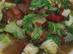 -歹歹的加个面过油肉拌面