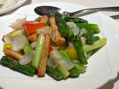 淮山银杏炒幼芦笋-利苑酒家(华熙国际店)