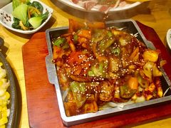 辣炒章鱼五花肉-喜鹊烤肉酒场(美乐城店)