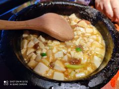 鸡汤虾仁豆腐-绿茶餐厅(松江万达店)