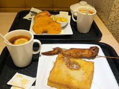 粒粒花生酱厚多士配鸡翼-大家乐(广州宝岗店)