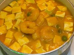 蛋黄虾仁烩豆腐-日昌餐馆(德胜门店)