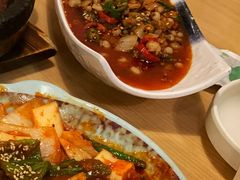 泡菜炒鱿鱼-쌍화점 霜花店·朝鲜族料理(徐家汇店)