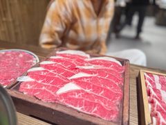 现切安格斯牛板腱-袁山山重庆火锅(丈八北路店)
