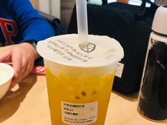 百香柠檬茶-华言豆腐鲜奶茶(杨家坪店)
