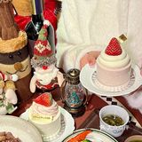 草莓脑袋🍓起立！圣诞🎄也太适合了叭……