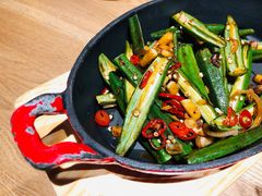 小炒秋葵-小大董·烤鸭(凤凰汇店)