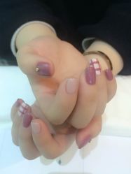 -孔雀手美甲美睫护理
