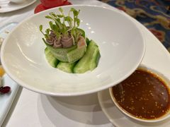 红油牛舌脆瓜卷-武汉香格里拉大酒店·香宫中餐厅