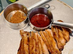 炭烧猪颈肉-小大董·烤鸭(观景餐厅·南京西路店)