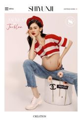 点击看大图 -十孕纪高端孕妇亲子摄影