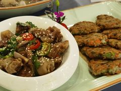 捞起东山羊拼蔬菜饼-纳福苑(亮庆餐饮分店)