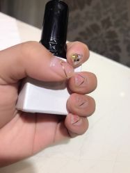 -手牵手美甲