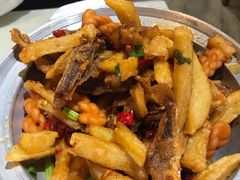 -东来菜馆•手抓海鲜家常菜•海鲜锅贴(鸽子窝店)