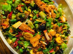 辣椒炒肉-百味地锅鸡(夹河西街店)