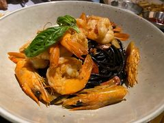 微微辣海鲜墨鱼面-107私厨·牛排馆(龙岗店)