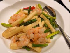 茭白芦笋炒虾仁-渔掌门(铁东店)