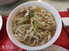 茄子炝锅面-鹊华居·地道鲁菜·海鲜·融合味(大明湖店)