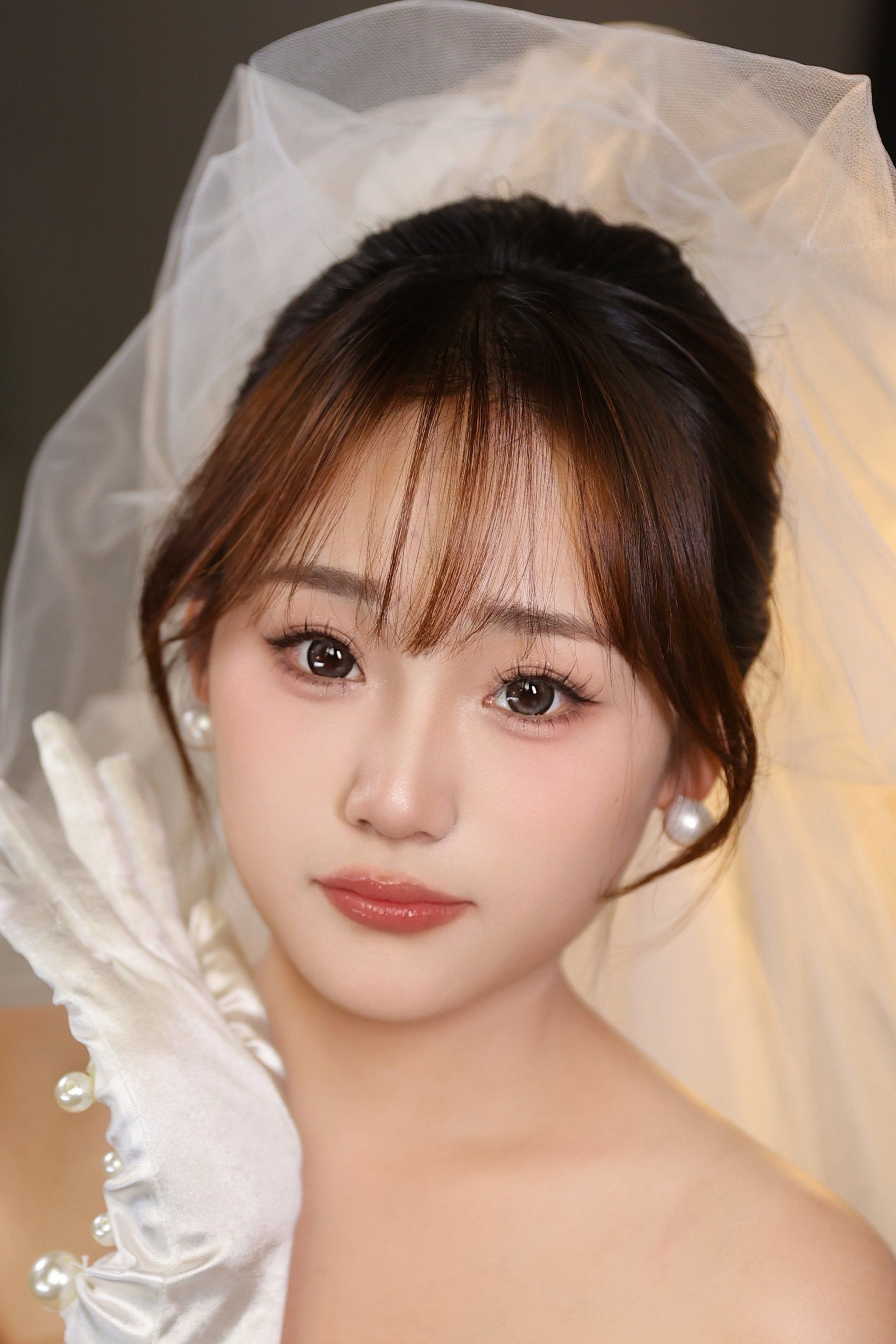 甜美简约韩式新娘造型▫️做闪闪发亮仙女