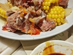 番茄玉米煲龙骨-汤城小厨•粤菜•靓汤(西直门凯德MALL店)