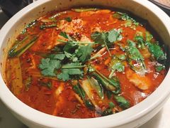 水煮肉片-绿茶餐厅(平谷华联店)