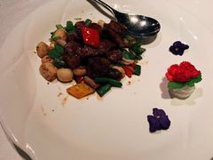 黑椒爆炒雪花牛肉粒-皇朝会.经典传统粤菜(外滩店)