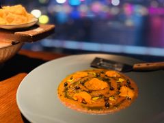 薄切西西里红虾配海胆-Aqua