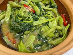 虾酱通菜-凤城康记饭店