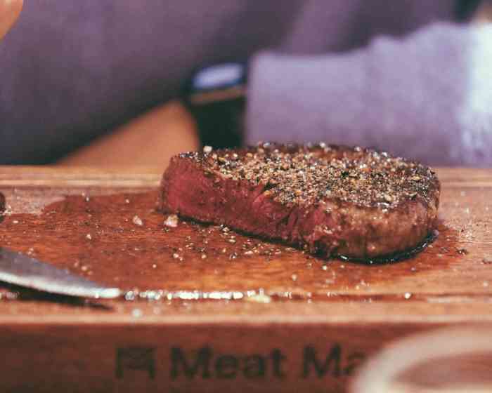 meat mate鲜食肉铺(颐堤港店"0299第一印象:肉脯不大,首先看到